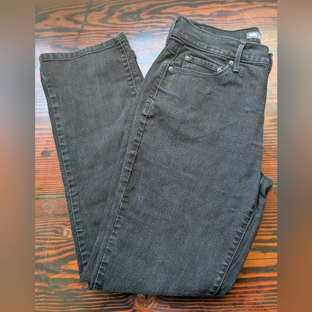 Levi’s 505 Straight Leg Jeans – Black, Size 10